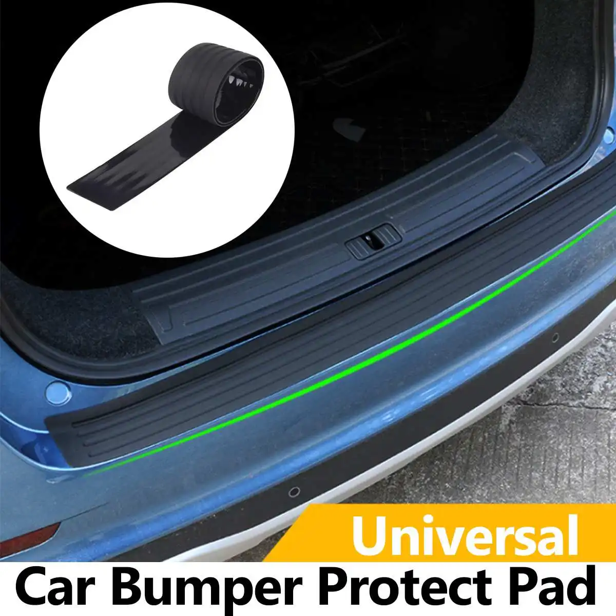 Black Universal Car Trunk Bumper Guard Pad Trim Cover Protector Rubber Auto Sill Plate Bumper Car Styling Accessaries
Black Universal Car Trunk Bumper Guard Pad Trim Cover Protector Rubber Auto Sill Plate Bumper Car Styling Accessaries
