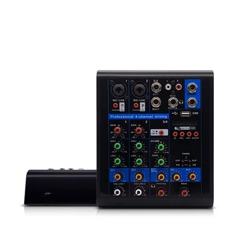 LEORY Karaoke Mixer Professional 4 Channel Studio Audio DJ Mixing Console Amplifier Digital Mini Microphone Sound Mixer
LEORY Karaoke Mixer Professional 4 Channel Studio Audio DJ Mixing Console Amplifier Digital Mini Microphone Sound Mixer