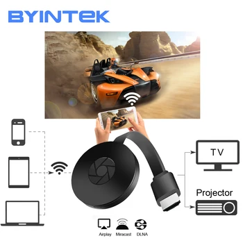 BYINTEK BD-X4 WiFi HD Doogle, For Airplay Miracast Smartphone Netflix Hulu, Receiver Transmitter,Wireless TV Dongle Receiver
BYINTEK BD-X4 WiFi HD Doogle, For Airplay Miracast Smartphone Netflix Hulu, Receiver Transmitter,Wireless TV Dongle Receiver