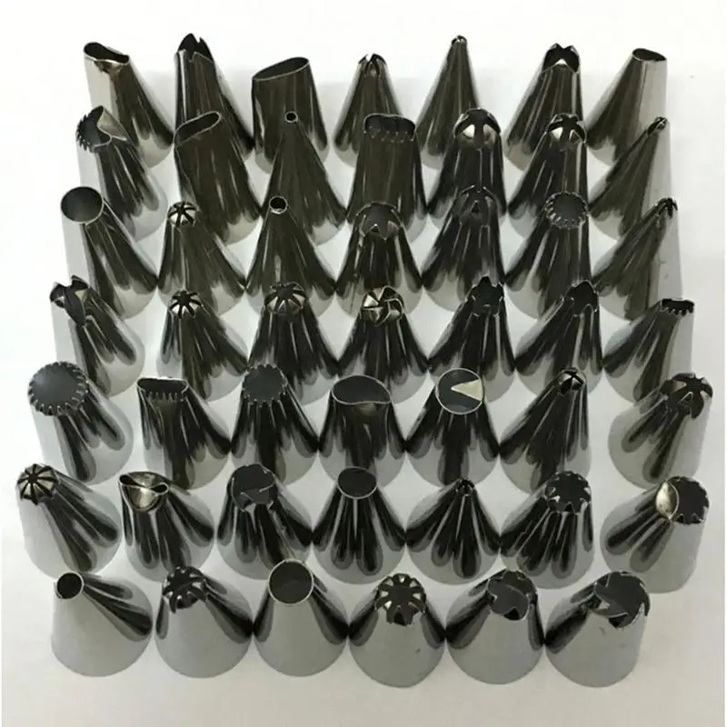 48Pcs/set cake tool Cake Decorating Stainless steel Icing Piping Nozzles Pastry Tips Set Cake Baking Tools Accessories
48Pcs/set cake tool Cake Decorating Stainless steel Icing Piping Nozzles Pastry Tips Set Cake Baking Tools Accessories
