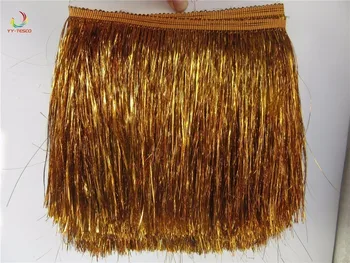 10Yards 20CM Width Tassel lace ribbon Golden Fringe Polyester Trimming DIY Lace Trim For Latin Dress Costume Accessories
10Yards 20CM Width Tassel lace ribbon Golden Fringe Polyester Trimming DIY Lace Trim For Latin Dress Costume Accessories