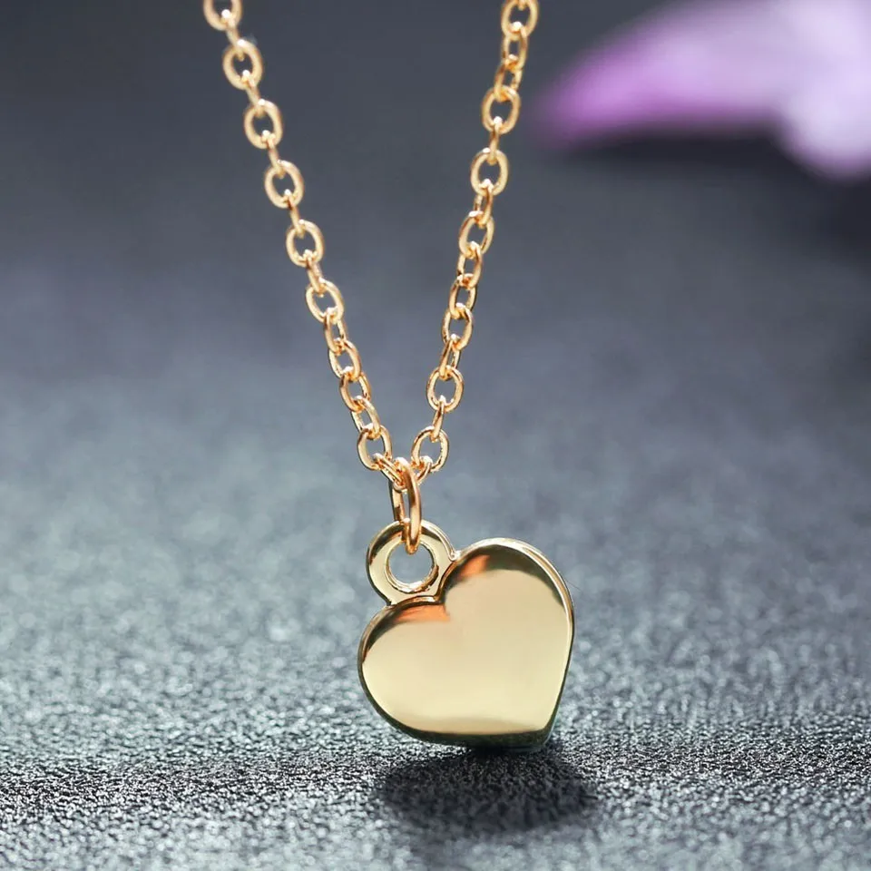 Cute Romantic Heart Shaped Pendant Necklace Gifts For Girlfriends Quality Pendant Necklace Female Gold Color Trendy Jewelry
Cute Romantic Heart Shaped Pendant Necklace Gifts For Girlfriends Quality Pendant Necklace Female Gold Color Trendy Jewelry