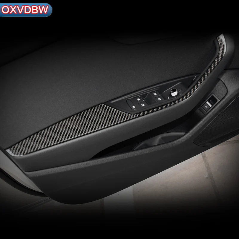 Carbon Fiber Car Interior sticker Decoration Door Window Switch Cover Trims For Audi a4 b9 Accessories 2016 2017 2019 Styling
Carbon Fiber Car Interior sticker Decoration Door Window Switch Cover Trims For Audi a4 b9 Accessories 2016 2017 2019 Styling