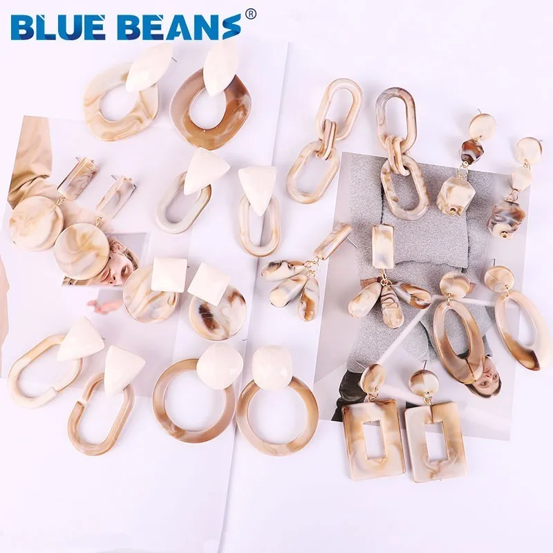 2019 Korean Earrings Resin Marble Texture Large Big Dangle Earrings Geometric Jewelry Boho Fashion For Women Long trendy Earring
2019 Korean Earrings Resin Marble Texture Large Big Dangle Earrings Geometric Jewelry Boho Fashion For Women Long trendy Earring