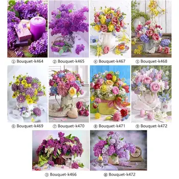 5D DIY Full Round Drill Diamond Painting Flower Bouquet Cross Stitch Embroidery Diamond Rhinestone Decor Needlework Mosaic Craft
5D DIY Full Round Drill Diamond Painting Flower Bouquet Cross Stitch Embroidery Diamond Rhinestone Decor Needlework Mosaic Craft