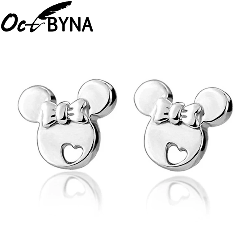 Octbyna Newest Luxury Silver Color Cartoon Mickey Minnie Fine Stud Earrings Anime Earrings For Women Jewelry Dropshipping
Octbyna Newest Luxury Silver Color Cartoon Mickey Minnie Fine Stud Earrings Anime Earrings For Women Jewelry Dropshipping