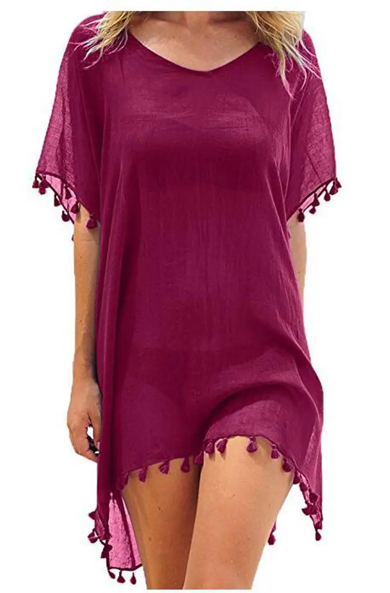 2019 New Chiffon Tassels Cover Ups Beach Wear Women Swimsuit Cover Up Swimwear Bathing Suits Summer Loose Solid Pareo Blouse
2019 New Chiffon Tassels Cover Ups Beach Wear Women Swimsuit Cover Up Swimwear Bathing Suits Summer Loose Solid Pareo Blouse
