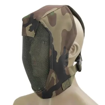 Hunting Protective Headgear Mask Tactical Combat Breathable Mask Steel Mesh Protective Military Airsoft Paintball Accessories
Hunting Protective Headgear Mask Tactical Combat Breathable Mask Steel Mesh Protective Military Airsoft Paintball Accessories