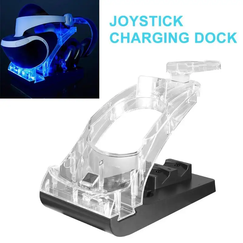 New Joystick Charging Dock Station Stand Holder for PSVR PS4 PS3 MOVE Controller Headset Storage Showcase
New Joystick Charging Dock Station Stand Holder for PSVR PS4 PS3 MOVE Controller Headset Storage Showcase