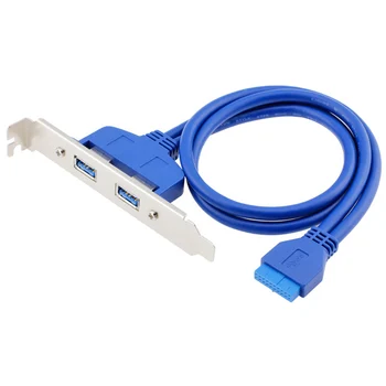 10pcs/lot Chenyang 50cm Internal 2Pin USB 3.0 Female Mount Panel to Motherboard 20pin Cable with PCI Bracket
10pcs/lot Chenyang 50cm Internal 2Pin USB 3.0 Female Mount Panel to Motherboard 20pin Cable with PCI Bracket