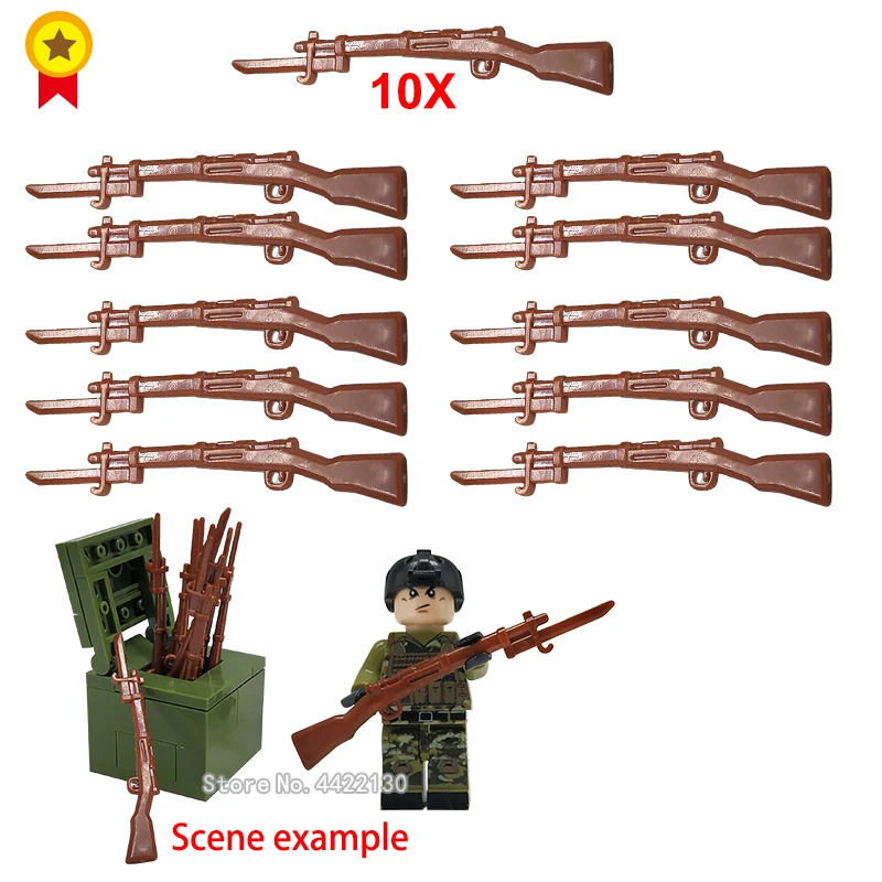 LegoINGlys Building Blocks Figures Mini equipment Weapons military gun firearms model MOC DIY ww2 rifle army Special forces
LegoINGlys Building Blocks Figures Mini equipment Weapons military gun firearms model MOC DIY ww2 rifle army Special forces