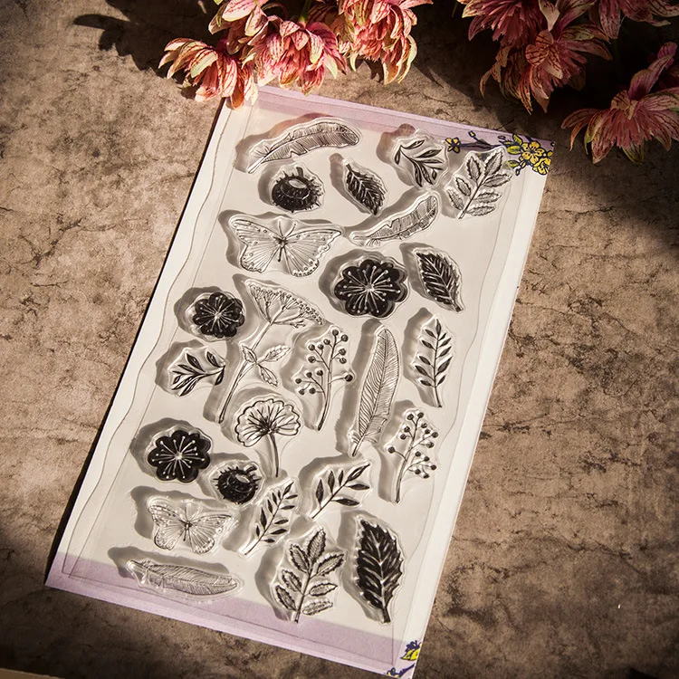 Flower Leaf Feather Clear Stamps for Scrapbooking New Transparent Rubber Seal Stamp for Card Making DIY Hand Account Scrapbook
Flower Leaf Feather Clear Stamps for Scrapbooking New Transparent Rubber Seal Stamp for Card Making DIY Hand Account Scrapbook