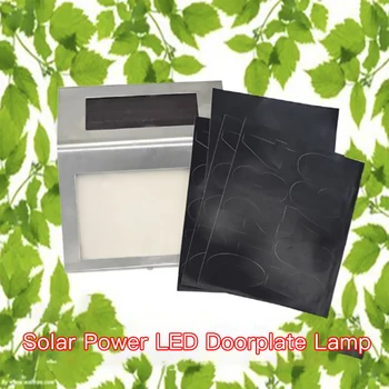 Garden IP65 Waterproof Solar Powered Energy 2 LED Doorplate Lamp Sensitive Light Sensor Supported DIY Door Number White Light
Garden IP65 Waterproof Solar Powered Energy 2 LED Doorplate Lamp Sensitive Light Sensor Supported DIY Door Number White Light