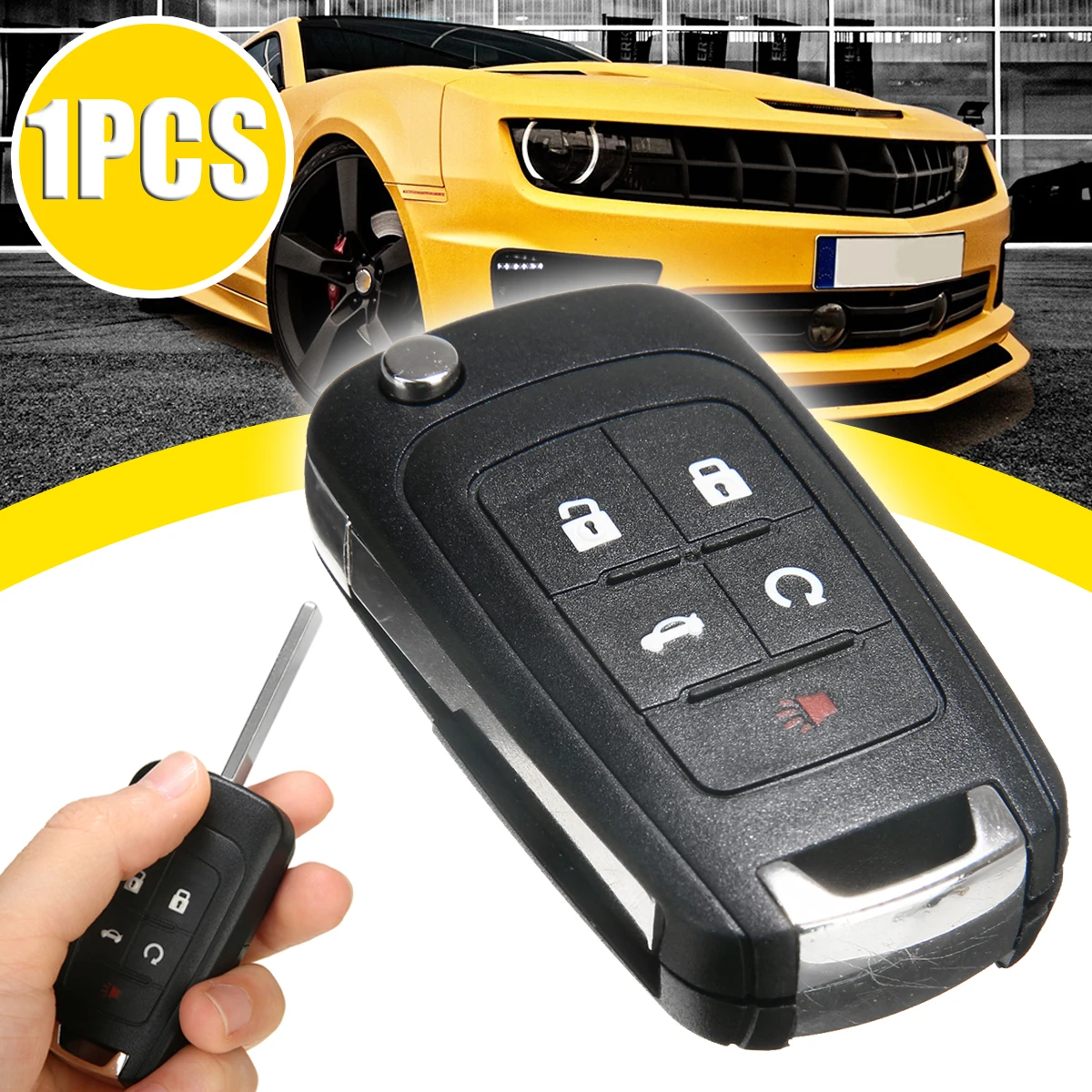 5 Buttons Replacement Remote Case Fob Cover Flip Folding Key Shell Blank For Chevrolet Camaro Cruze Equinox
5 Buttons Replacement Remote Case Fob Cover Flip Folding Key Shell Blank For Chevrolet Camaro Cruze Equinox