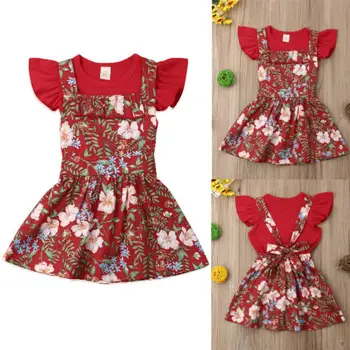 Newborn 2Pcs Set Kids Baby Girl Floral Outfits Children Clothes Set T-shirt Tops +Plaid Strap Skirt Dress
Newborn 2Pcs Set Kids Baby Girl Floral Outfits Children Clothes Set T-shirt Tops +Plaid Strap Skirt Dress