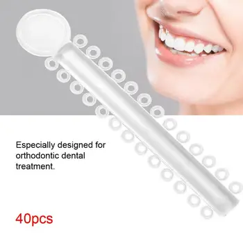 40Pcs Dental Ligature Ties Orthodontics Elastic Multi Color Rubber Bands For Health Teeth Oral Dental Tools
40Pcs Dental Ligature Ties Orthodontics Elastic Multi Color Rubber Bands For Health Teeth Oral Dental Tools
