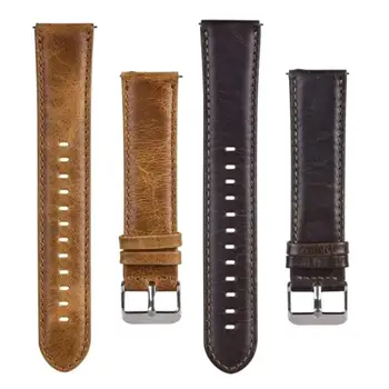 Quick Release 22mm Leather Watchband Bracelet Wrist Strap Steel Buckle Genuine Leather Straps Replacement Watchband for Ticwatch
Quick Release 22mm Leather Watchband Bracelet Wrist Strap Steel Buckle Genuine Leather Straps Replacement Watchband for Ticwatch