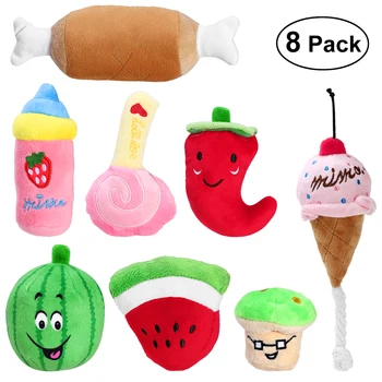8PCS/ Pack Cute Pet Dog Cat Toy Squeaky Puppy Dog Toys Pet Plush Toys Chew Toys for Puppies and Small Dogs
8PCS/ Pack Cute Pet Dog Cat Toy Squeaky Puppy Dog Toys Pet Plush Toys Chew Toys for Puppies and Small Dogs