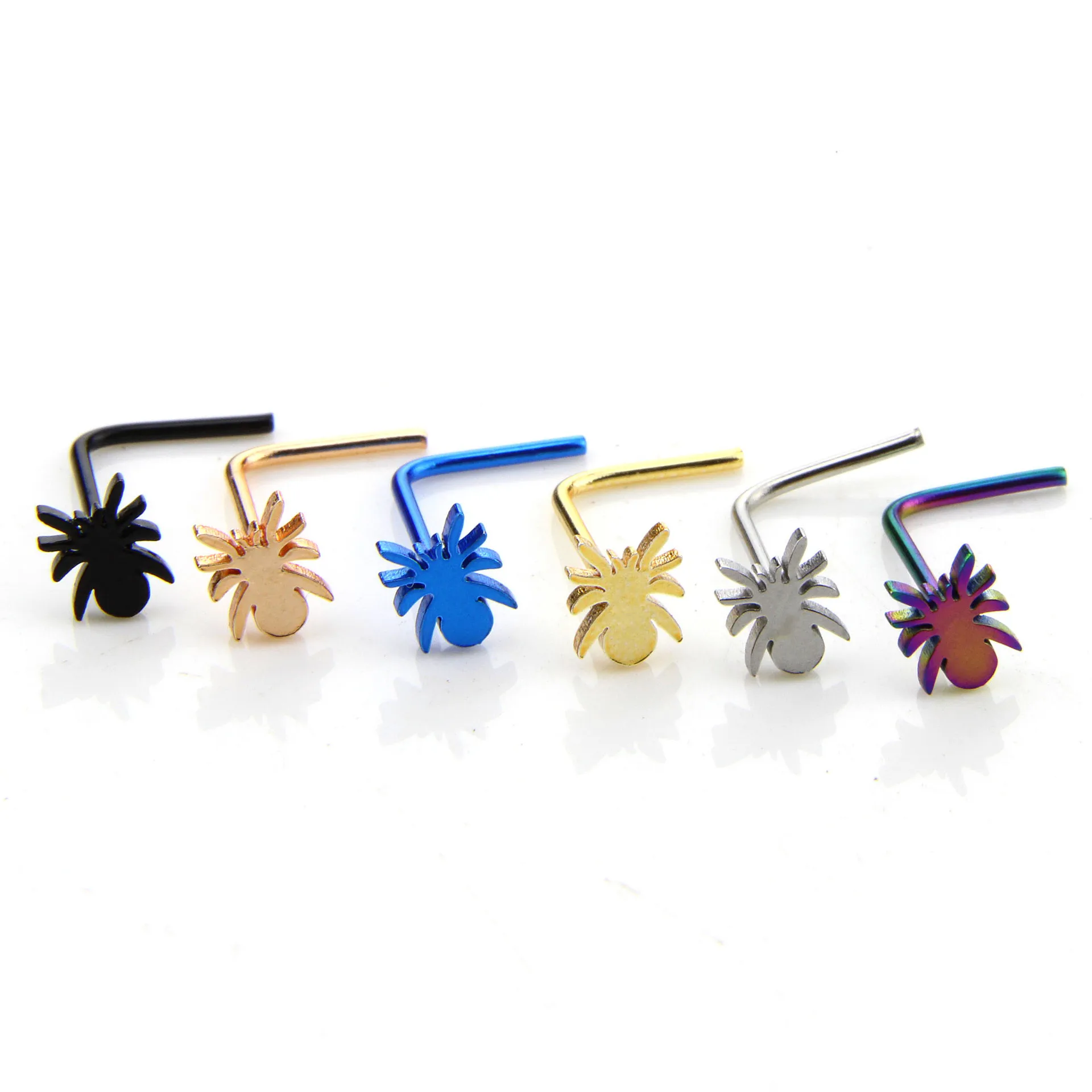 New Arrival Simple L Shape Surgical Steel 0.8*8mm Nose Studs Hooks Bar Pin Nose Rings Body Piercing Jewelry For Women
New Arrival Simple L Shape Surgical Steel 0.8*8mm Nose Studs Hooks Bar Pin Nose Rings Body Piercing Jewelry For Women