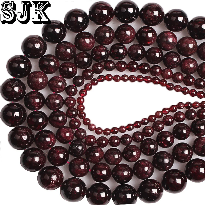 Natural Garnet Stone Beads Dark Red Precious Gem Stone Smooth Round Beaded Beads 4 6 8 10 12MM Diy Beads For Jewelry Making
Natural Garnet Stone Beads Dark Red Precious Gem Stone Smooth Round Beaded Beads 4 6 8 10 12MM Diy Beads For Jewelry Making