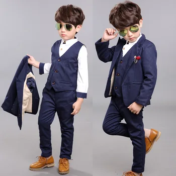 2019 Boys Children business western style Suit clothes Autumn Tide vest coat pants long sleeve large big Set Three-Piece Costume
2019 Boys Children business western style Suit clothes Autumn Tide vest coat pants long sleeve large big Set Three-Piece Costume