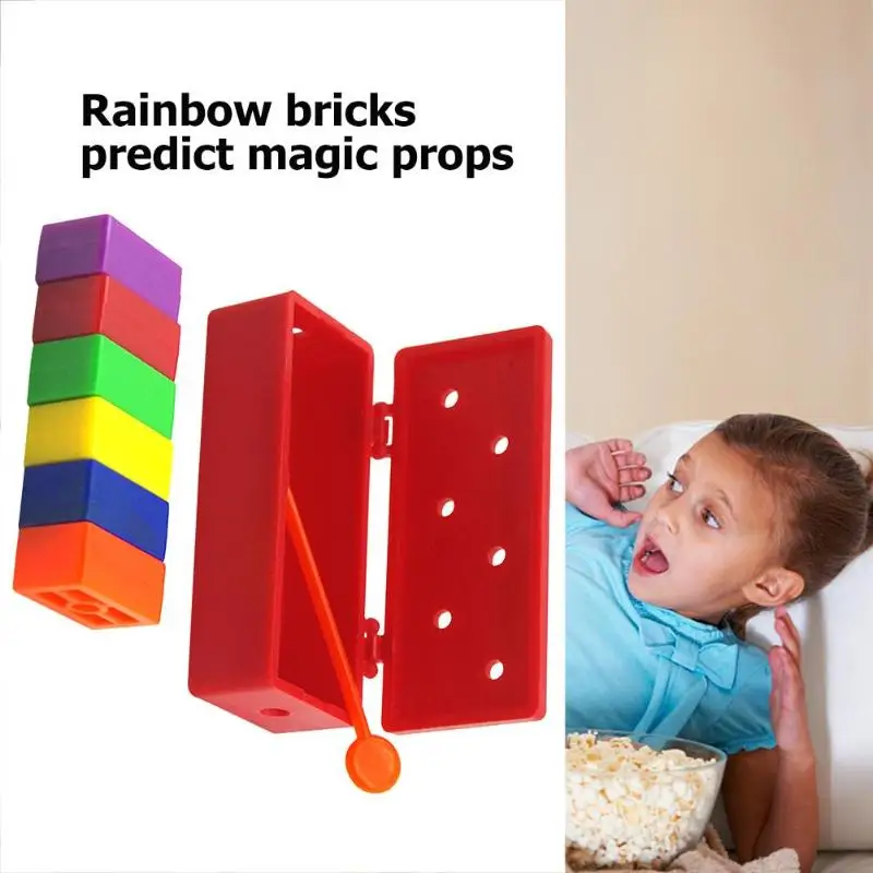 Magic Prediction Bricks Prophecy Envelop Close Up Street Rainbow Brick Magic Trick Props Toys Funny Novelty Toy for Children
Magic Prediction Bricks Prophecy Envelop Close Up Street Rainbow Brick Magic Trick Props Toys Funny Novelty Toy for Children