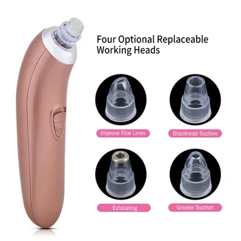 2 Colors Blackhead Removal Replaceable Heads Blackhead Vacuum Pore Cleaner Care Tool Suction Cleanser
2 Colors Blackhead Removal Replaceable Heads Blackhead Vacuum Pore Cleaner Care Tool Suction Cleanser