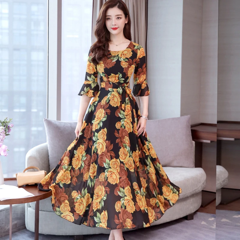 Summer Women's Print Waist Five-point dresses square collar Sleeve Bohemian Beach Dress
Summer Women's Print Waist Five-point dresses square collar Sleeve Bohemian Beach Dress