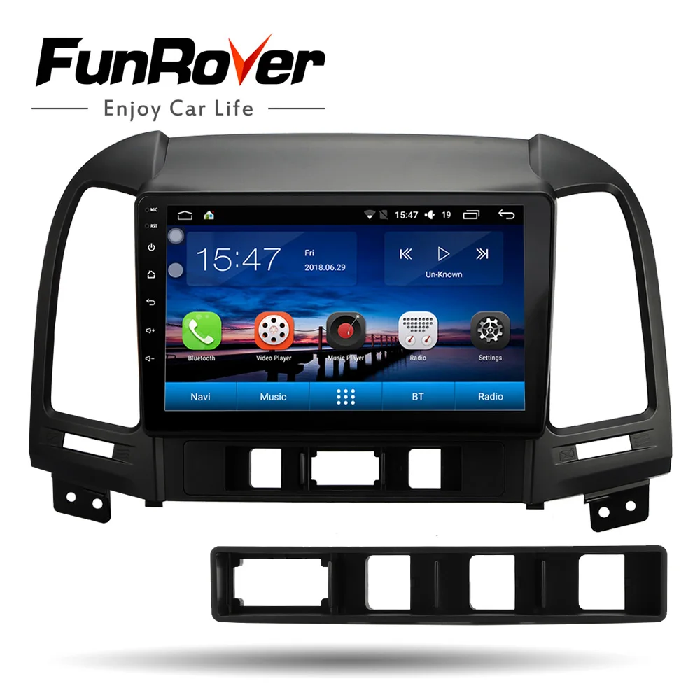 Funrover 2.5D+IPS Car Radio Multimedia 2 din dvd vedio player Android 9.0 Navigation GPS For Hyundai Santa Fe 2005-2012 stereo
Funrover 2.5D+IPS Car Radio Multimedia 2 din dvd vedio player Android 9.0 Navigation GPS For Hyundai Santa Fe 2005-2012 stereo