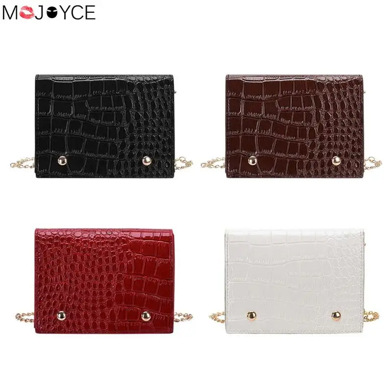 Women Fashion Vintage Solid Color Alligator Pattern PU Leather Women Shoulder Bag Messenger Chain Small Crossbody Handbags
Women Fashion Vintage Solid Color Alligator Pattern PU Leather Women Shoulder Bag Messenger Chain Small Crossbody Handbags