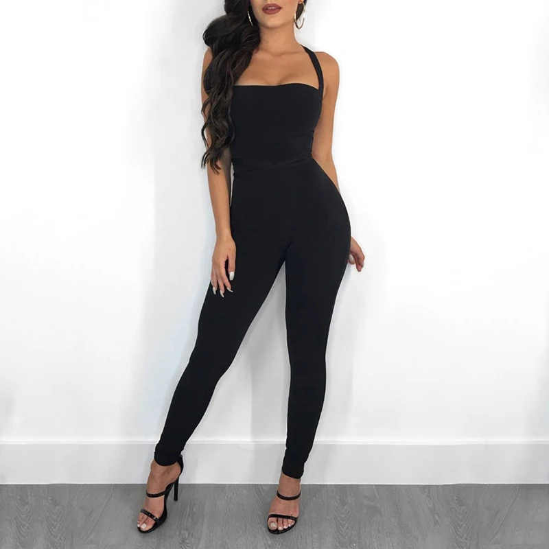 Sexy Club Outfits Women Jumpsuit Backless Sleeveless Romper Evening Party Bar Sexi Overalls Bandage Lace Up Night Club Bodycon
Sexy Club Outfits Women Jumpsuit Backless Sleeveless Romper Evening Party Bar Sexi Overalls Bandage Lace Up Night Club Bodycon