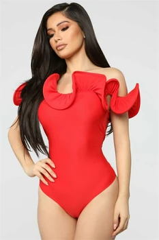 Women Frill Short Sleeve Bodysuit Sexy Stretch Leotard Sexy Casual Playsuit Flower Tops Bodysuit
Women Frill Short Sleeve Bodysuit Sexy Stretch Leotard Sexy Casual Playsuit Flower Tops Bodysuit