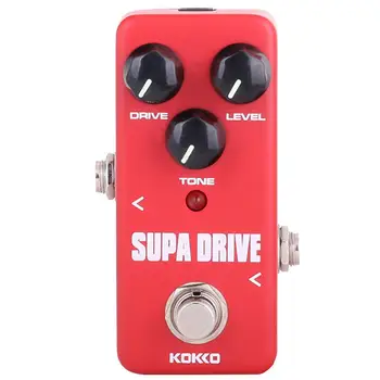 KOKKO Electric Bass Guitar Effects Pedal Supa Drive Mini Guitarra Effect Overdrive Booster Overload Guitar Part Accessory FOD-5
KOKKO Electric Bass Guitar Effects Pedal Supa Drive Mini Guitarra Effect Overdrive Booster Overload Guitar Part Accessory FOD-5