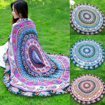 Women Bikini 2019 Beach Bohemia Floral Print Cover Up Swimsuit Women Round Floral Cover Ups Beach Mats Summer Beach Swimwear Mat
Women Bikini 2019 Beach Bohemia Floral Print Cover Up Swimsuit Women Round Floral Cover Ups Beach Mats Summer Beach Swimwear Mat