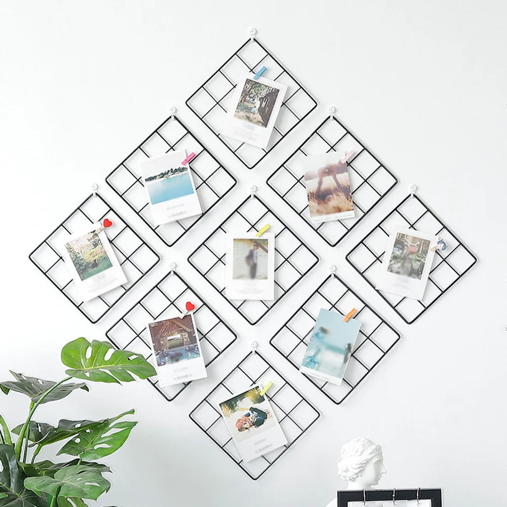 Nordic Iron Metal Mesh Grid DIY Wall Decor Photos Pictures Grids Postcards Frame Living Room Bedroom Bar Coffee Shop
Nordic Iron Metal Mesh Grid DIY Wall Decor Photos Pictures Grids Postcards Frame Living Room Bedroom Bar Coffee Shop