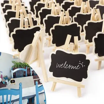 24 PCS Mini Wooden Blackboard Message Rectangular Slate Board Cards memo label Signs Price Digit Table
24 PCS Mini Wooden Blackboard Message Rectangular Slate Board Cards memo label Signs Price Digit Table