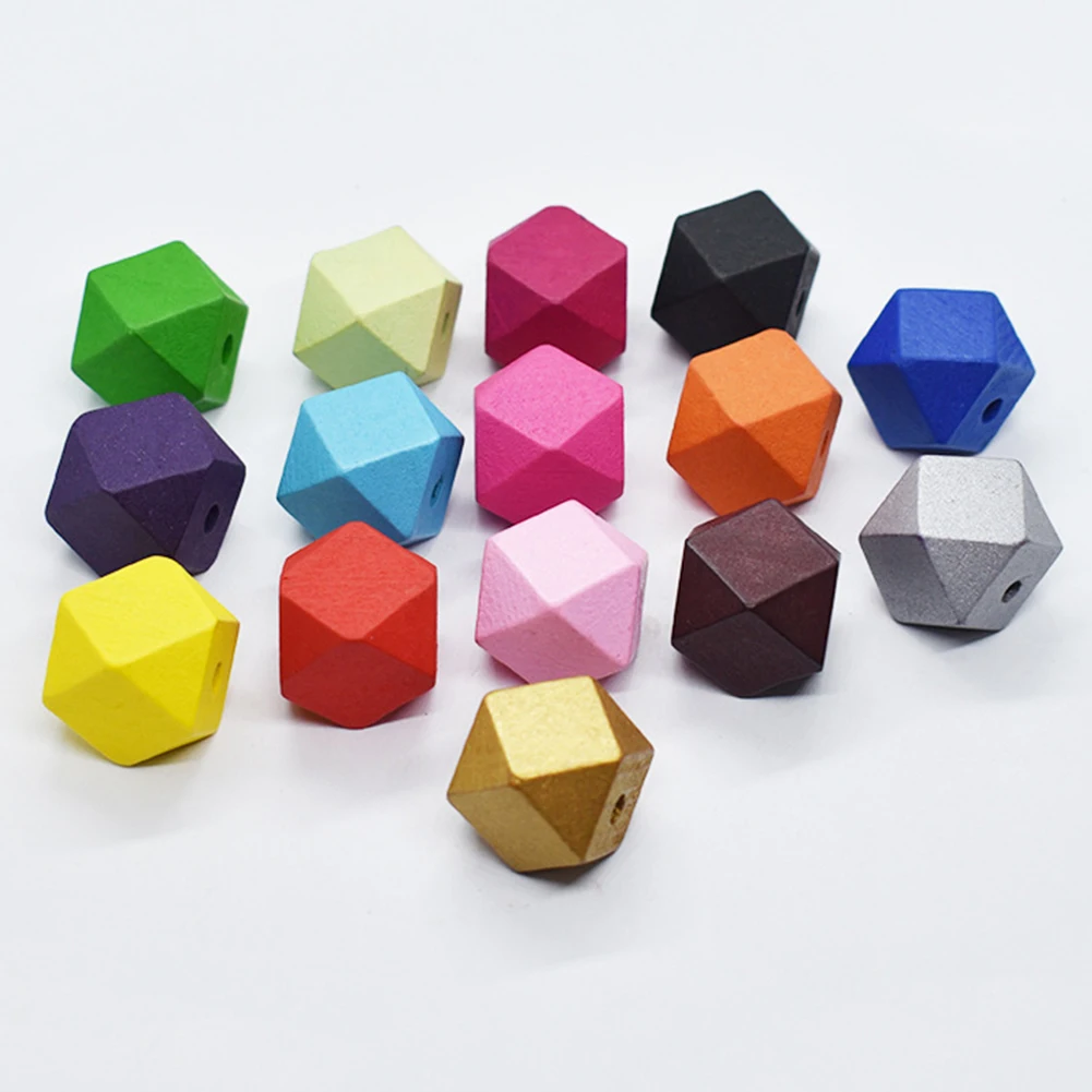 20PCS/Set Beads Making Handcraft Jewelry Accessories Faceted DIY Wood Hexagon Geometric Painted 20mm For DIY Jewelry Beads
20PCS/Set Beads Making Handcraft Jewelry Accessories Faceted DIY Wood Hexagon Geometric Painted 20mm For DIY Jewelry Beads