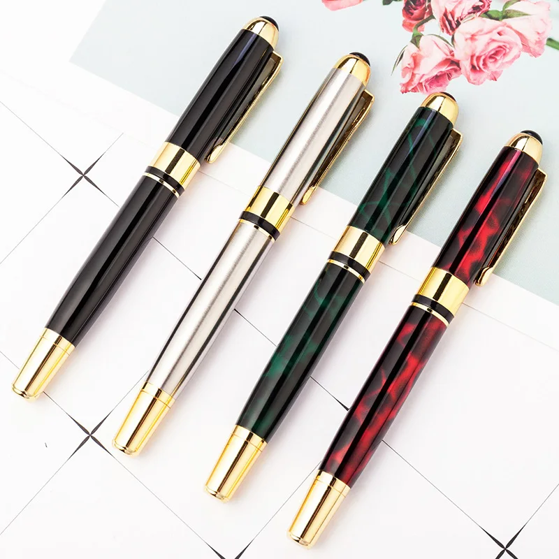 0.5mm High Quality Metal Roller Ball Pens Luxury Business Ballpoint Pen Office School Supplies Creative Stationery
0.5mm High Quality Metal Roller Ball Pens Luxury Business Ballpoint Pen Office School Supplies Creative Stationery