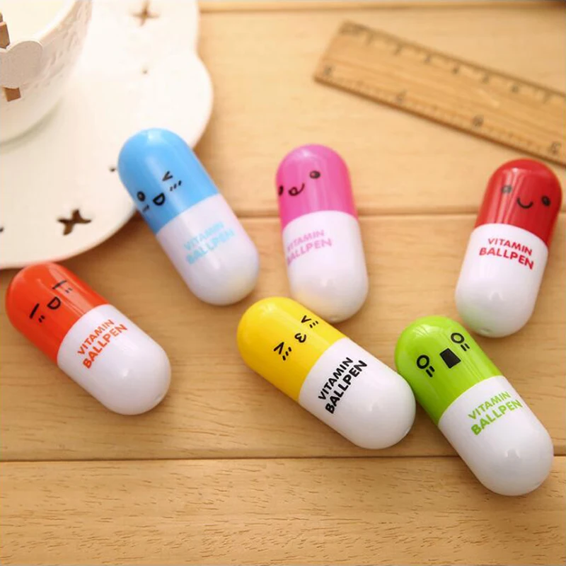 6PCS Color Pills Telescopic Shape Ballpoint Pen Multifunction Funny Ball Pens For Writing Office Stationery and School Supplies
6PCS Color Pills Telescopic Shape Ballpoint Pen Multifunction Funny Ball Pens For Writing Office Stationery and School Supplies