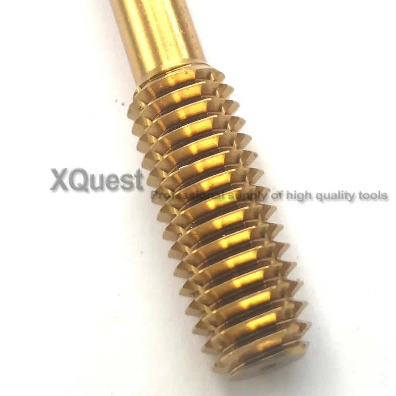Xquest HSSE TIN Metric Screw Thread Forming tap M8 M8X1.25 M8X1 M8X0.75 M8X0.5 Bottoming Fluteless Machine Taps With Oil Groove
Xquest HSSE TIN Metric Screw Thread Forming tap M8 M8X1.25 M8X1 M8X0.75 M8X0.5 Bottoming Fluteless Machine Taps With Oil Groove