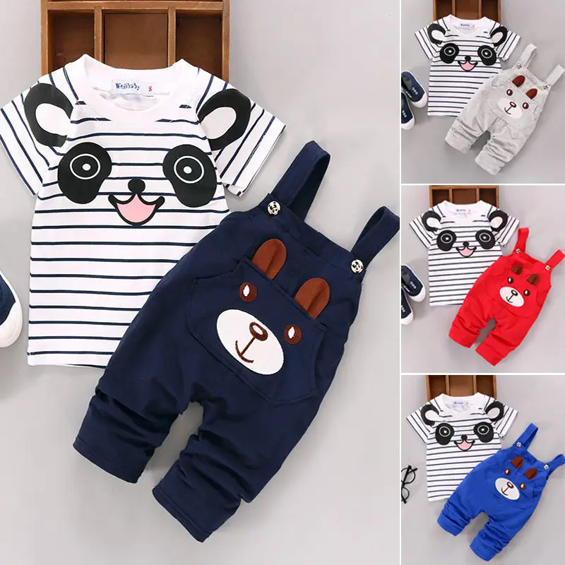 Children's Clothing 2018 New Fashion Sports Cotton Cartoon Striped Boy Pants Pants Two Sets 2PC Newborn Baby Girl Clothes
Children's Clothing 2018 New Fashion Sports Cotton Cartoon Striped Boy Pants Pants Two Sets 2PC Newborn Baby Girl Clothes