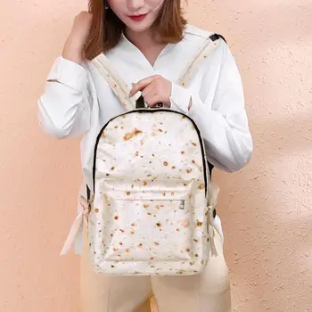 Creative Style Large Capacity Tortilla Printing Backpack Women Canvas Preppy Students School Backpack
Creative Style Large Capacity Tortilla Printing Backpack Women Canvas Preppy Students School Backpack