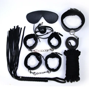 7PCS Handcuffs Whip Collar Nipple Clamps Adult Game Toy Leather Fetish Bondage Restraint Wedding Decoration Party Favors
7PCS Handcuffs Whip Collar Nipple Clamps Adult Game Toy Leather Fetish Bondage Restraint Wedding Decoration Party Favors