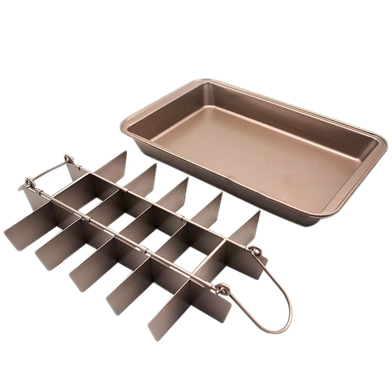 18 Cavity Cake Pan Non-Stick Square Shape Bread Mold Pan Stainless Steel Baking Tools Professional Bakeware
18 Cavity Cake Pan Non-Stick Square Shape Bread Mold Pan Stainless Steel Baking Tools Professional Bakeware