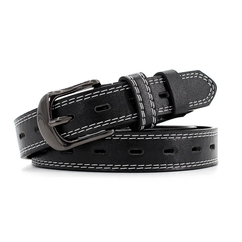 NV Dai Body Hollow Porous Fashion Decoration Fine Belt Leisure Wind Free Punch Belt Black Button a Generation of Fat
NV Dai Body Hollow Porous Fashion Decoration Fine Belt Leisure Wind Free Punch Belt Black Button a Generation of Fat
