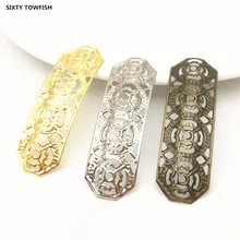 20 Pieces 14*46mm Antique bronze/Gold Metal Filigree Flower Slice Charms base Setting Jewelry DIY Components Making
20 Pieces 14*46mm Antique bronze/Gold Metal Filigree Flower Slice Charms base Setting Jewelry DIY Components Making