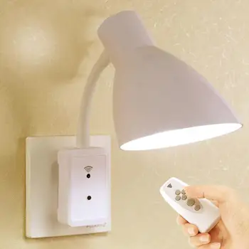 Adeeing wall LED light Remote Control Bedside Lamp Wall Socket Plug Night Light+Switch Time Setting Three modes Dimming
Adeeing wall LED light Remote Control Bedside Lamp Wall Socket Plug Night Light+Switch Time Setting Three modes Dimming