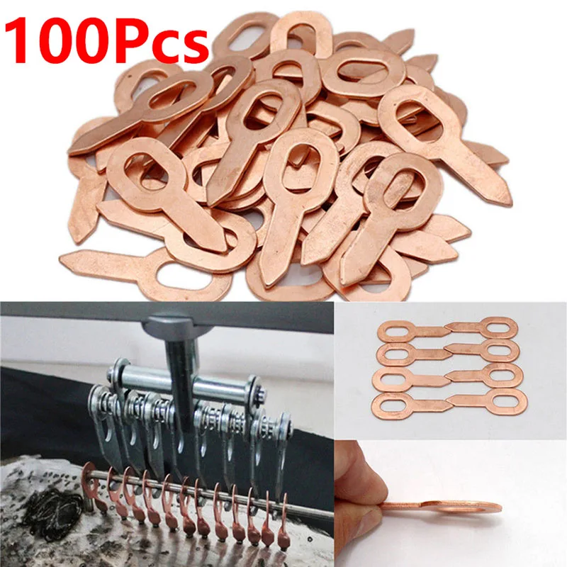 100x Copper Coated Steel Dent Puller Rings Car Body Paintless Lifter Puller kit Straight Puller Rings Dent Removal Repair Tool
100x Copper Coated Steel Dent Puller Rings Car Body Paintless Lifter Puller kit Straight Puller Rings Dent Removal Repair Tool