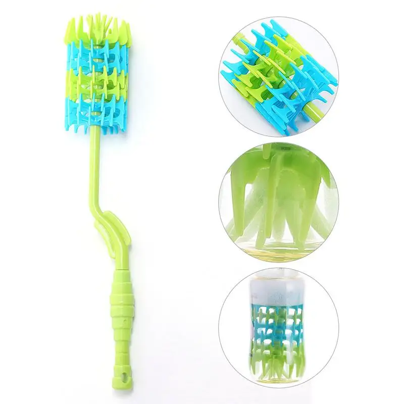 Brush for Washing Baby Milk Bottle - Silicone Bottle Brush 360 Degree Rotation Clean Brush Set
Brush for Washing Baby Milk Bottle - Silicone Bottle Brush 360 Degree Rotation Clean Brush Set