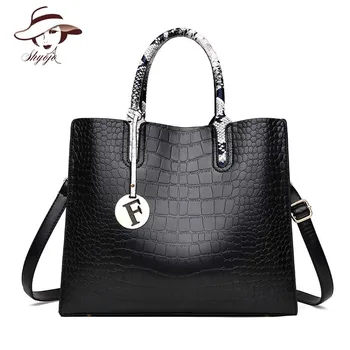 New Leather Handbag Crocodile Pattern Ladies Alligator Messenger Bag Tote Fashion Hand Bags Casual Shoulder Bag Bolsa Feminina
New Leather Handbag Crocodile Pattern Ladies Alligator Messenger Bag Tote Fashion Hand Bags Casual Shoulder Bag Bolsa Feminina